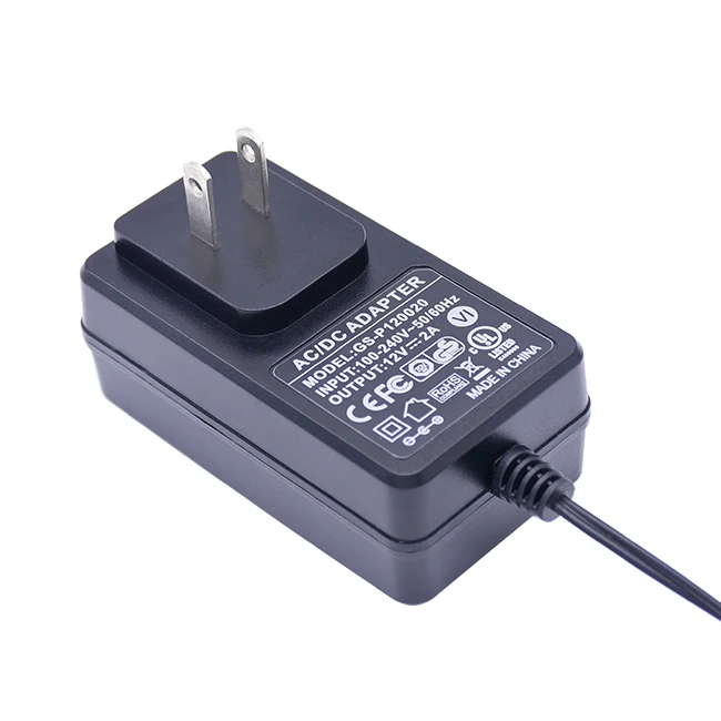 Free logo print US dc ac 12V 1A 12V 2A 12v3a 36w plug adapter converter US travel adaptor