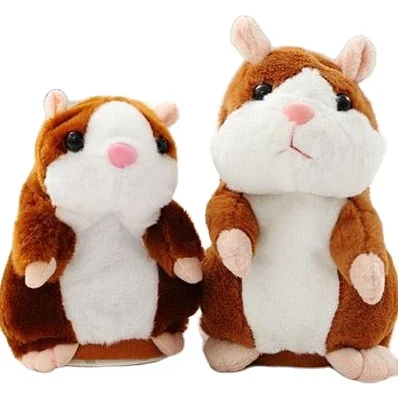2019 Funny Kids Educational Pet Hamster Plush Talking Sound Record Toy