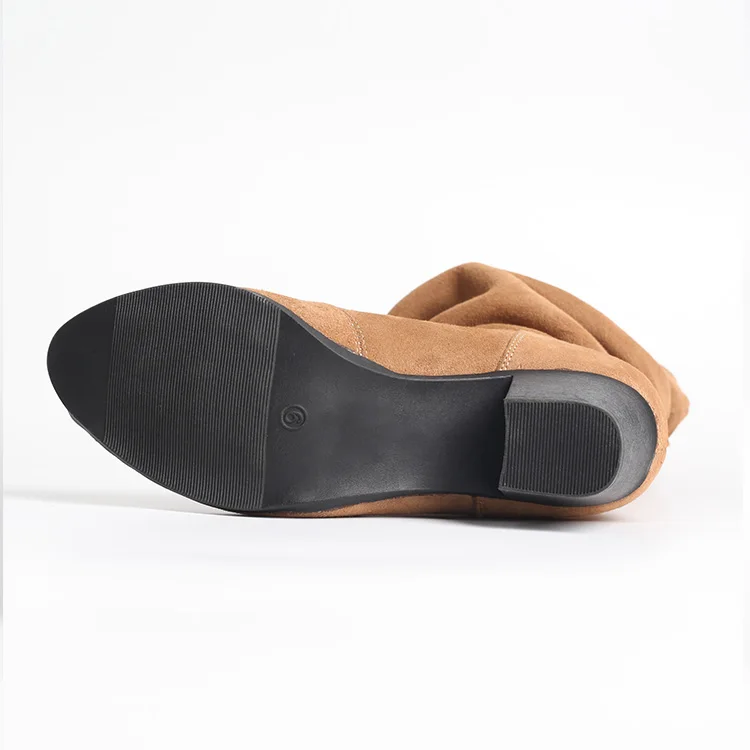 2022 Fashion Pleated Boots Lightweight Versatile Boots for Ladies