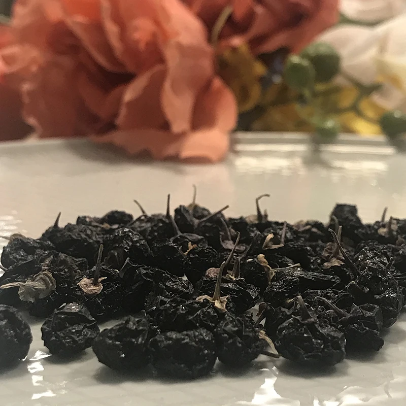 
Wholesale Price Dried fruite Black chinese Wolfberry Pure goji berries lycium chinensis for drinking tea 