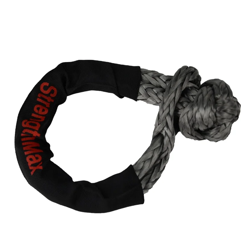 JINLI Kenetic Recovery Tow Rope Kit 25mm x 9m with Rope Shackle Shovel for Emergency Tool