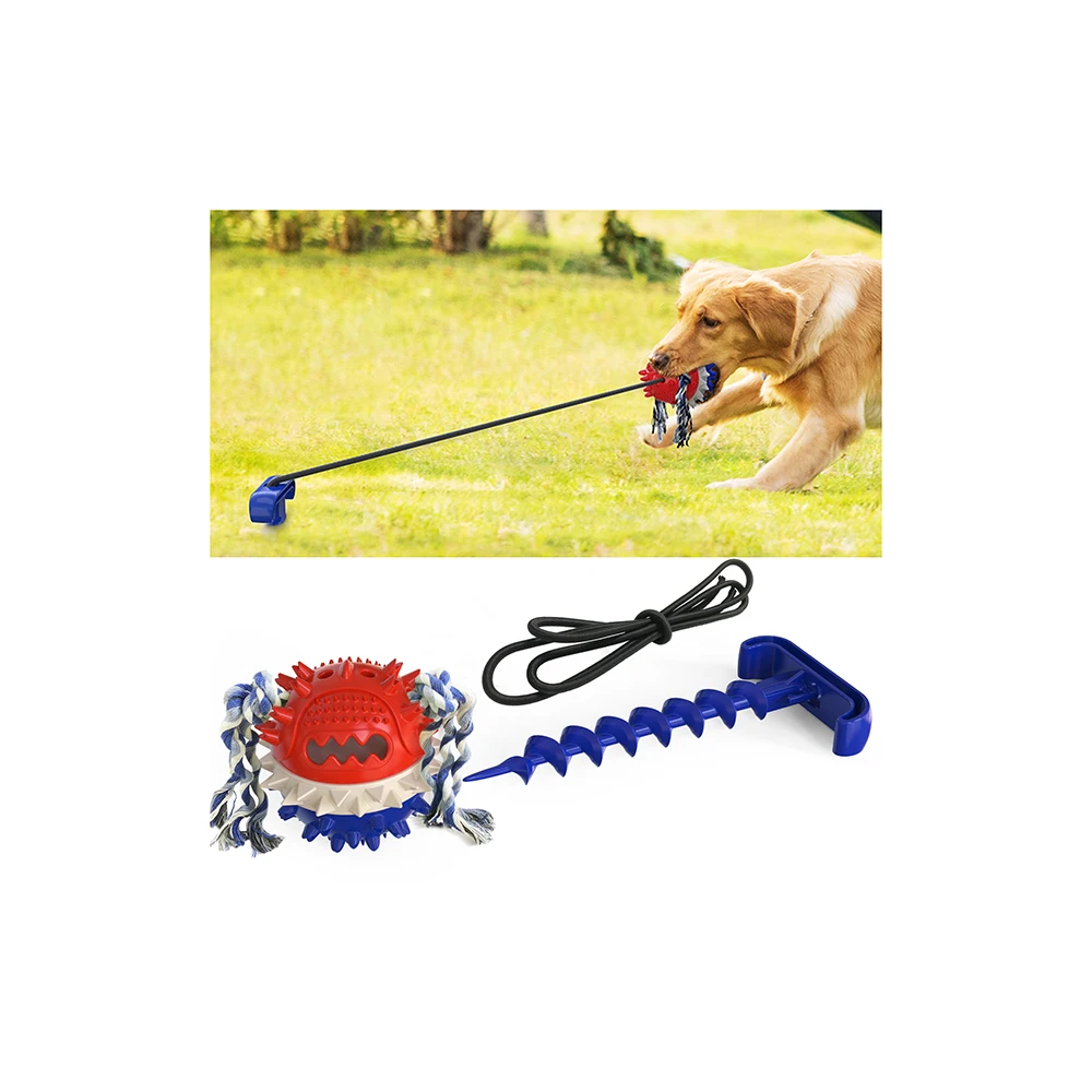 Wholesale Gnawing Resistant Ball Rope Outdoor Products Pull Rope Ball Pet Rope Pet Chew Toys