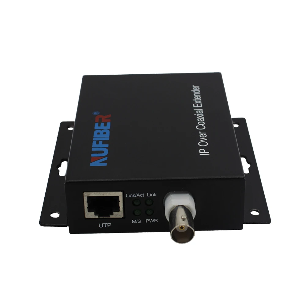 10/100M IP Ethernet Over Coaxial Extender 1 BNC and 1 LAN  Ethernet over Coaxial EOC Extender 2km