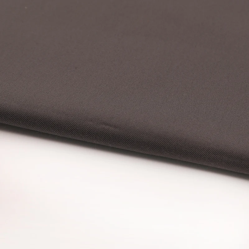 32s140d nylon cotton spandex double twill plain dyed suit fabric