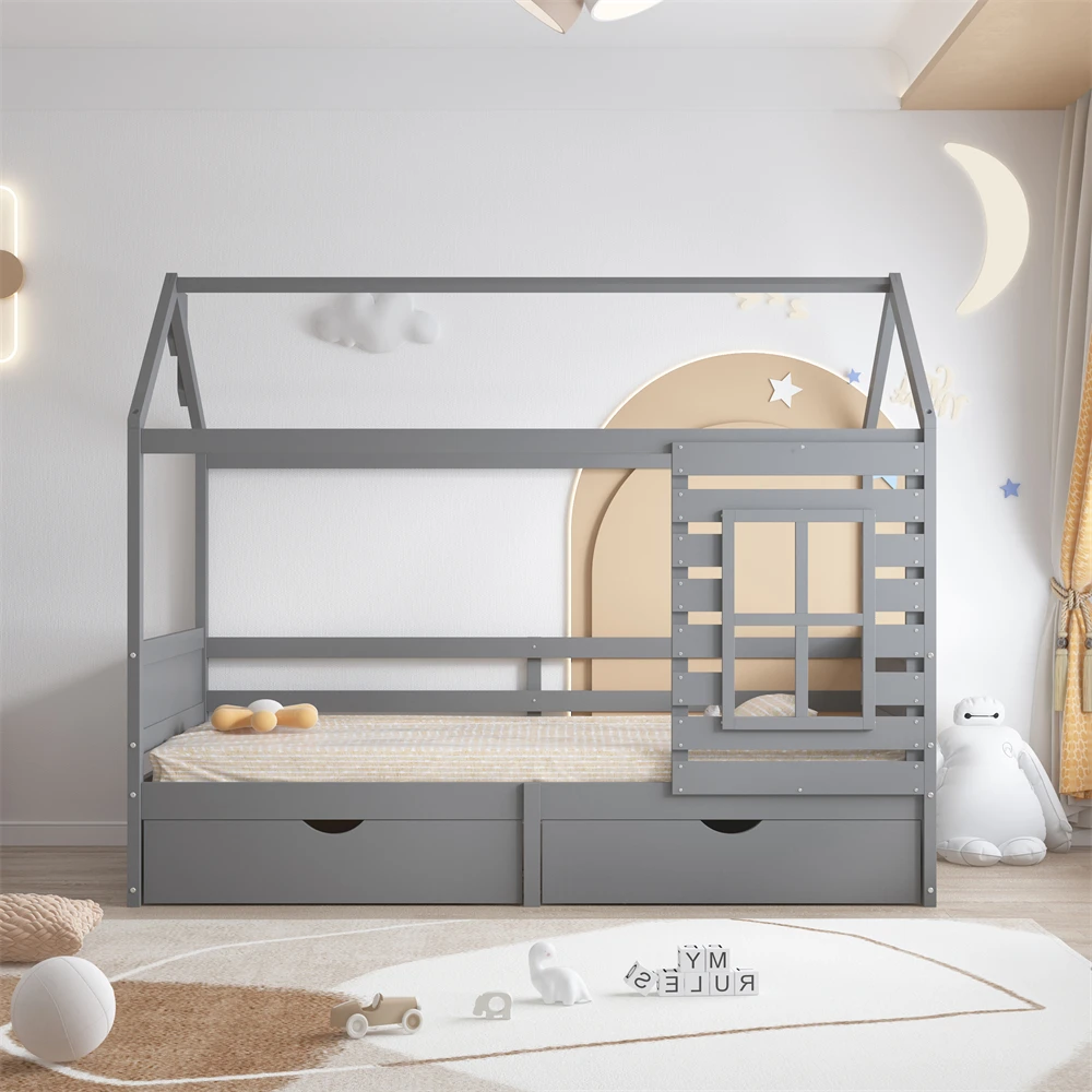 Wholesale Wooden Children Beds /Children Bed Luxury /Cheap Wooden Kids Beds with Storage