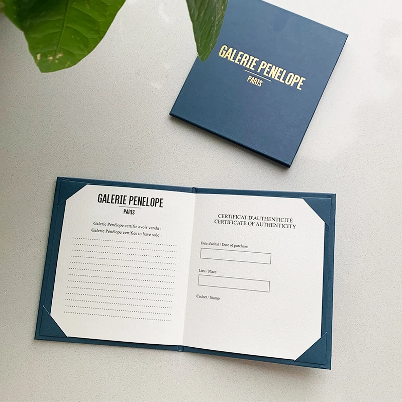 Customized Printing Certificate Passport Brochure Printing Personalized Customized Certificate