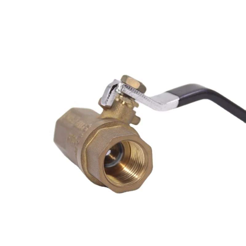 1/2 Inch Forged Brass High Pressure NPT Valve Manual Gas Ball Valve for Water and Oil Pneumatic Power OEM Customizable
