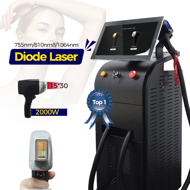 Lufenbeauty 1600W laser 755nm 808nm 1064nm 3 wavelength diode laser hair removal machine use for beauty salon clinic