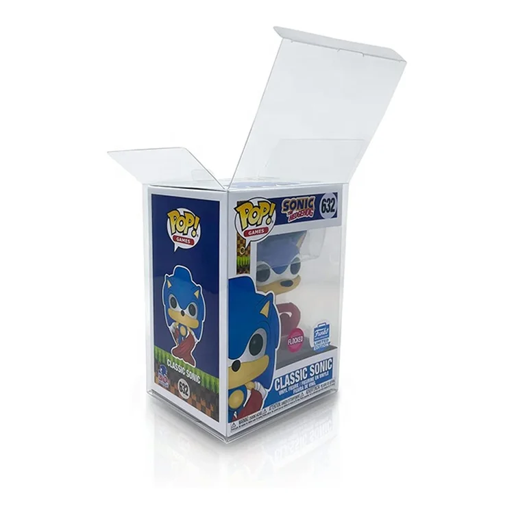 Pop Protector Case for Funko 4 Inch Funko Pop Case Protective Film Acid Free Pop Case Protector Auto Lock Bottom