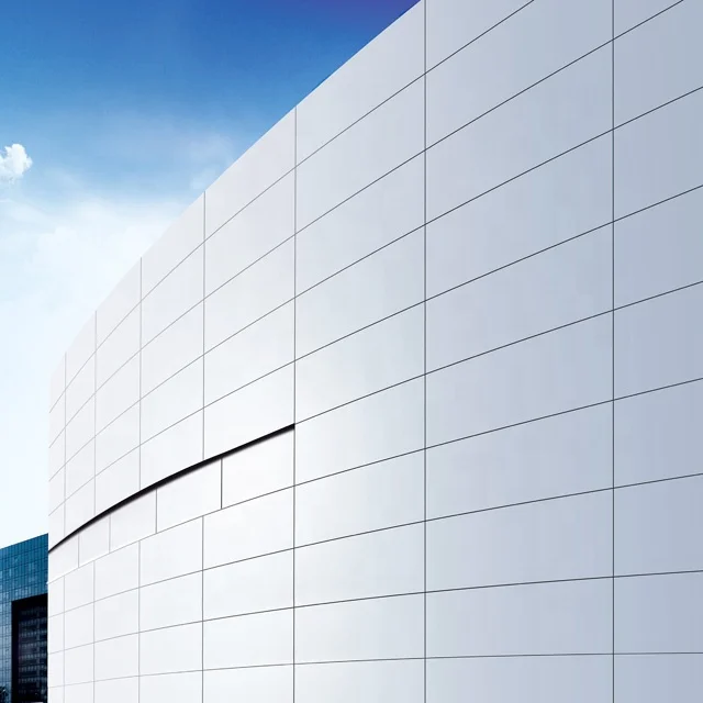 Fashionable commercial aluminum exterior wall cladding panels building facade systems