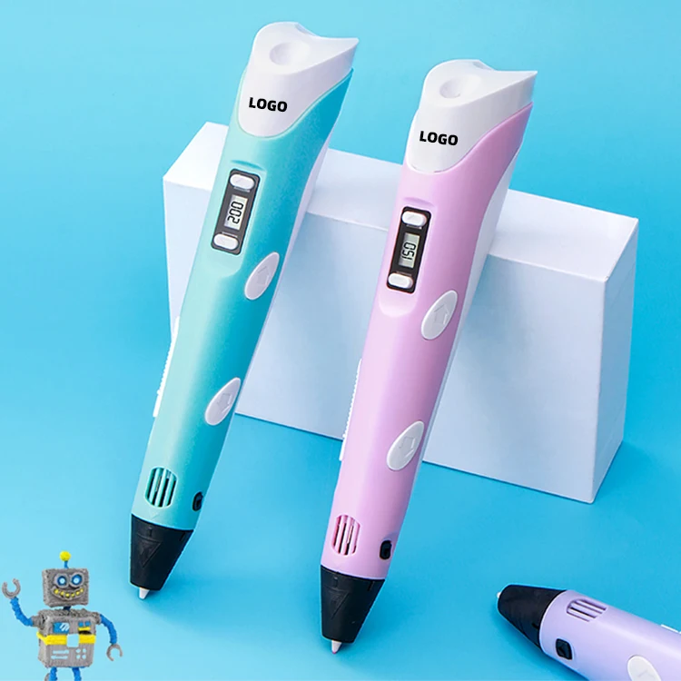 Hottest-selling novelty digital 3d pen printing with led display