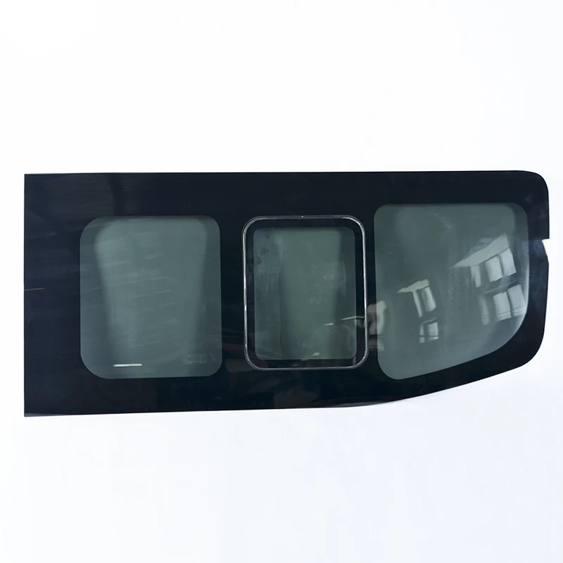 factory outlets E26 middle side window Nisa Van car sliding windows with fram Black Glass