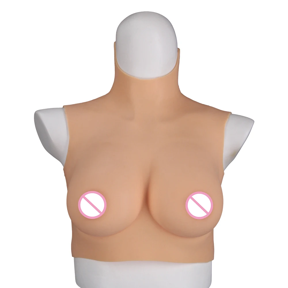 KonwU No Oil transgender crossdresser silicone breasts B cup-short female Realistic Boobs