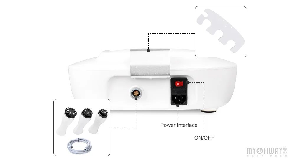 Professional Radio Frequency 360 Degree Rotating RF Head Body Massage Rf Facial Lifting Beauty Machine