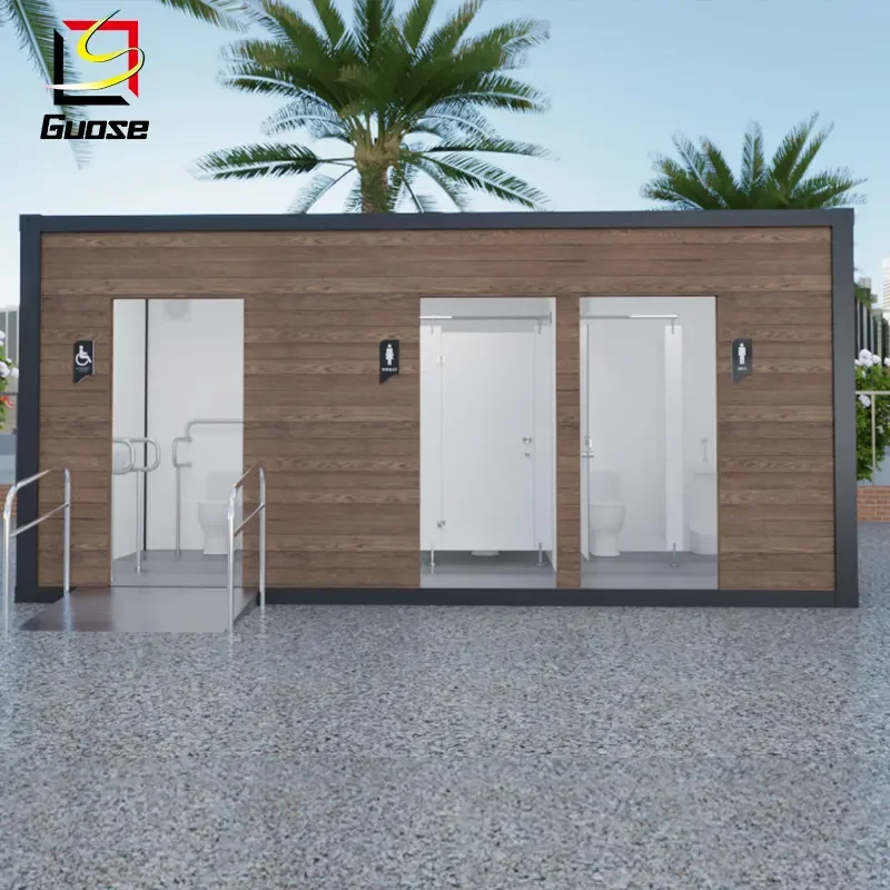 20ft Low Price And Best Quality Mobile Portable Container Toilet Public Use Convenient Restroom