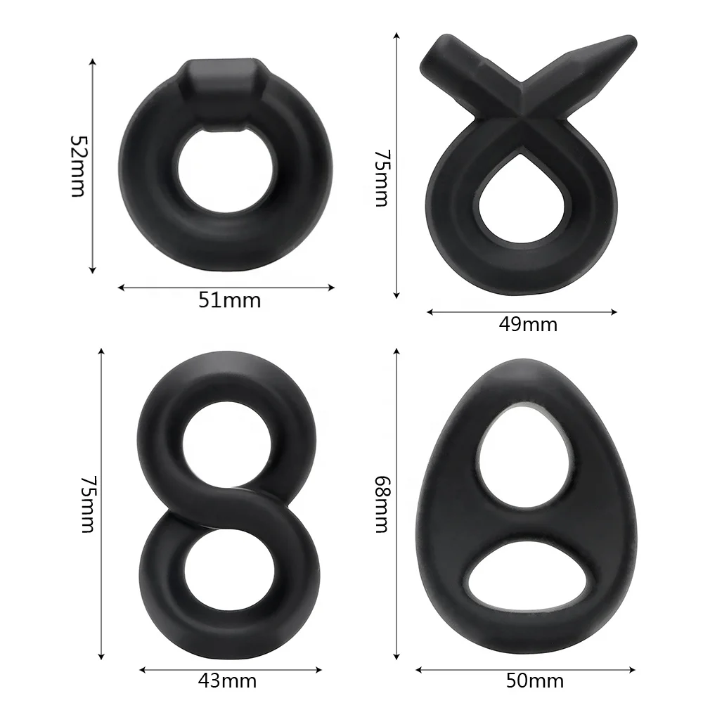New Designed Sex Toy Penis Enlargement Cock Ring for Men Odor-free One Year 3 Days CN;GUA ROHS, E17B 27g OEM