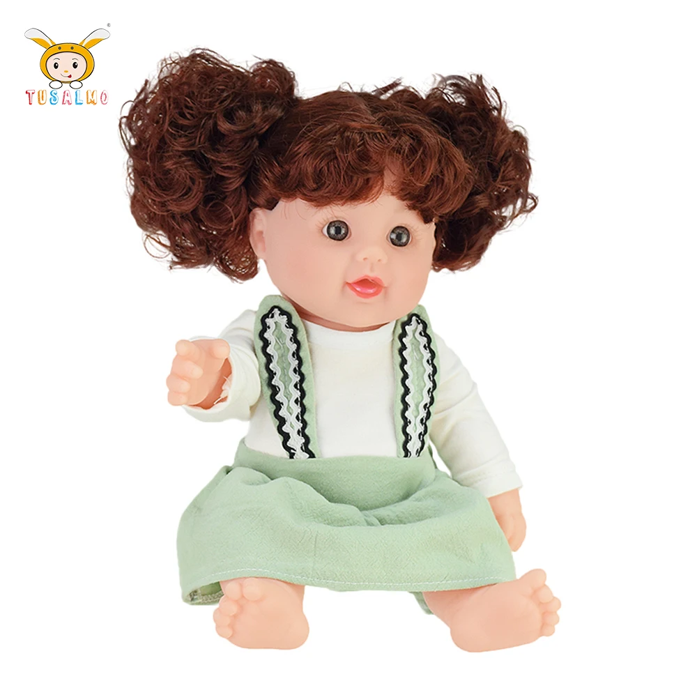 12 inch manufacturers wholesales doll doublade plush full silicone baby doll for kids birthday gift box sets for girls