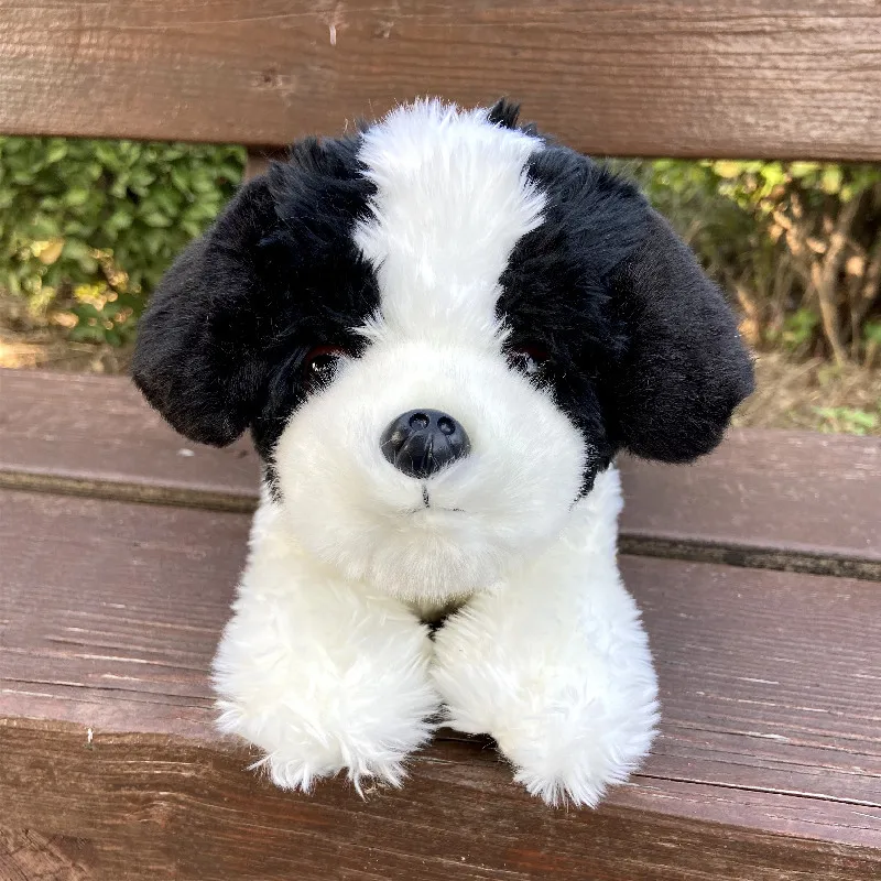 Soft Border Collie Dog Toys Plush Cuddle Stuffed Animal Black and white Plush Dogs