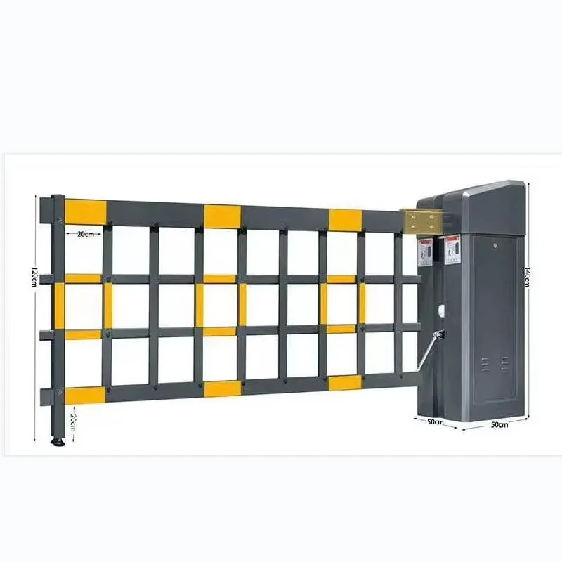 1.5s High Speed Heavy Vehicle Duty Airborne Barrier Gate Automatic Boom Gate Barrier For Driveway