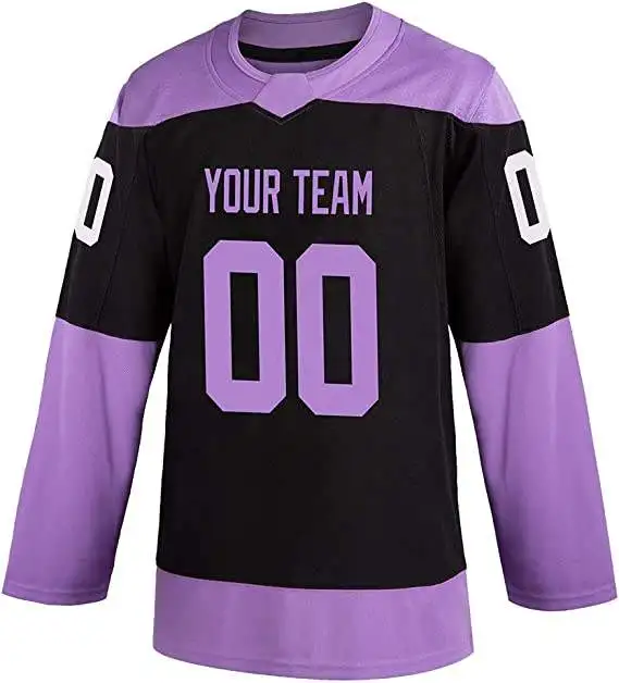 Custom Wholesale Outdoor Sports Cut Resistant Shirt Hockey Polyester Hockey Goalie Lightweight Field Hockey Jersey