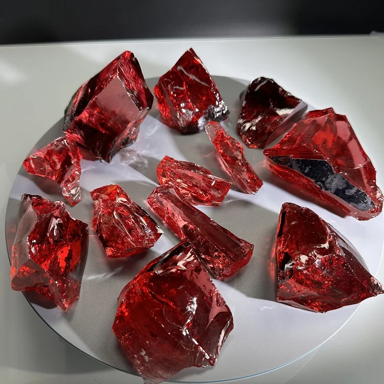 Genuine Lab Synthesis Pink Sapphire Rough Gem Material