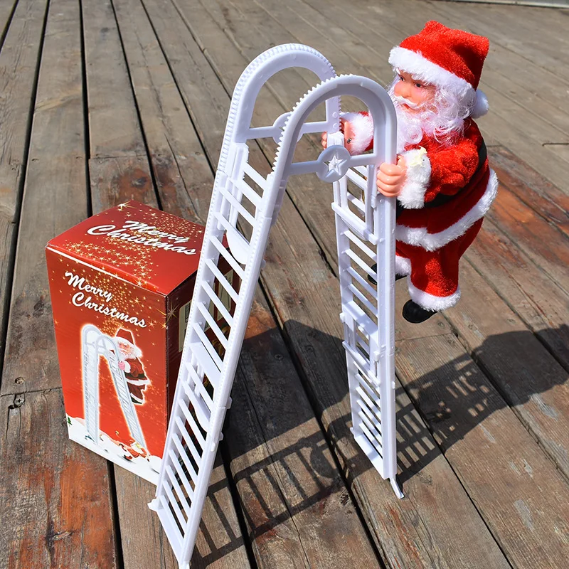 2022 New Electric Ladder Santa Claus Most popular Christmas Gift Climbing Toys
