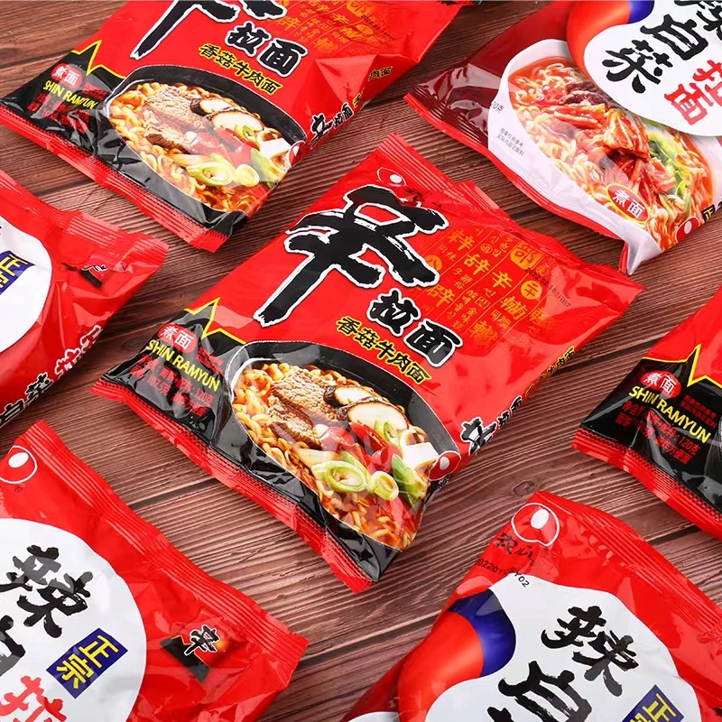 Оптовая продажа лапша nongxin shin ramen Корейская еда острая Лапша для гурманов быстрого приготовления