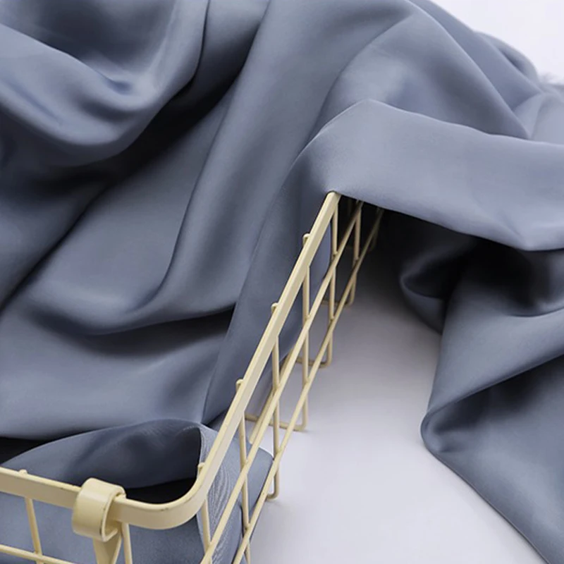 Natural 100% Real Mulberry Silk Fabric Custom Silk Stretch Satin Fabric