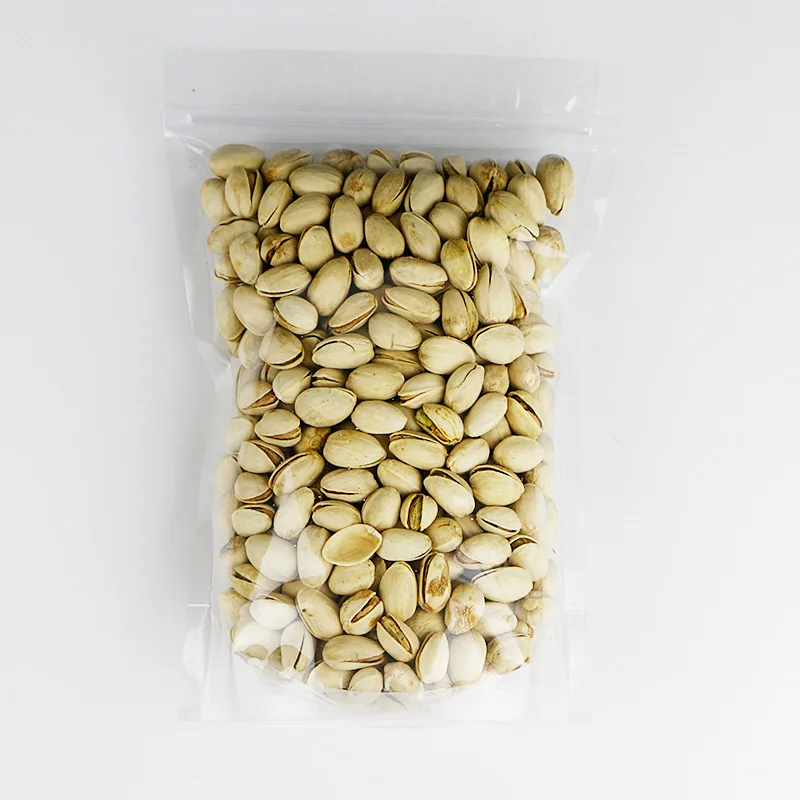 Hight clear Plastic stand zip bag Self-sealing dry fruit food packaging snack bag