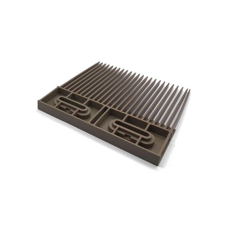 7100 Small pitch perforated top modular plastic belt for knife edge conveying