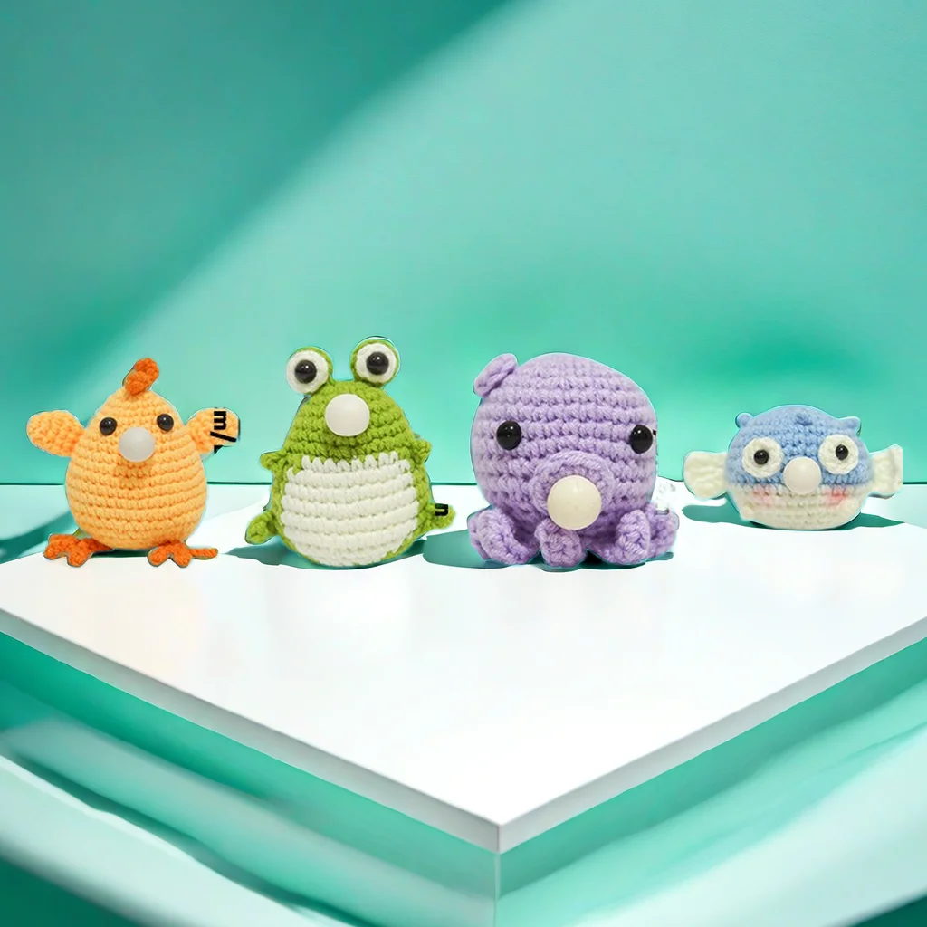 Yarn for Crocheting Shark Tank with Step by Video DIY Tutorials Dinosaur Animals Plants Crochet Kit for Beginners