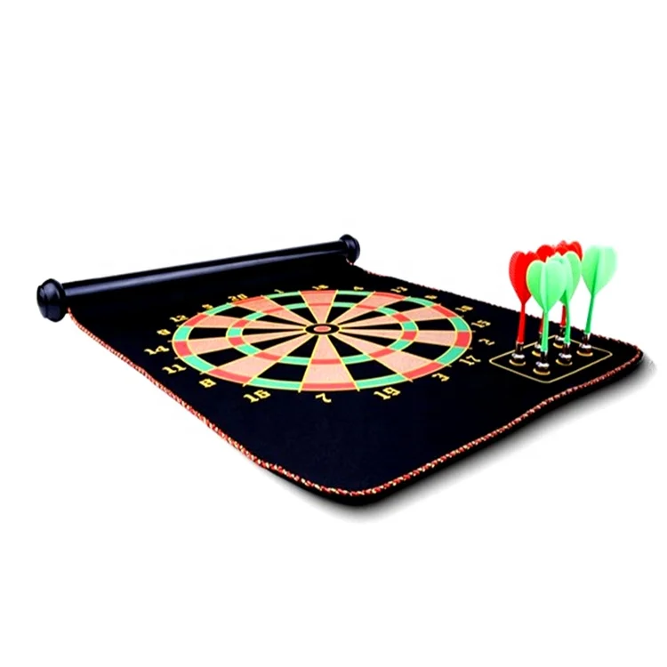 Realsin Professional Magnetic Dart Board Game Home Mini Fabric Dart Mat With Dart Pin