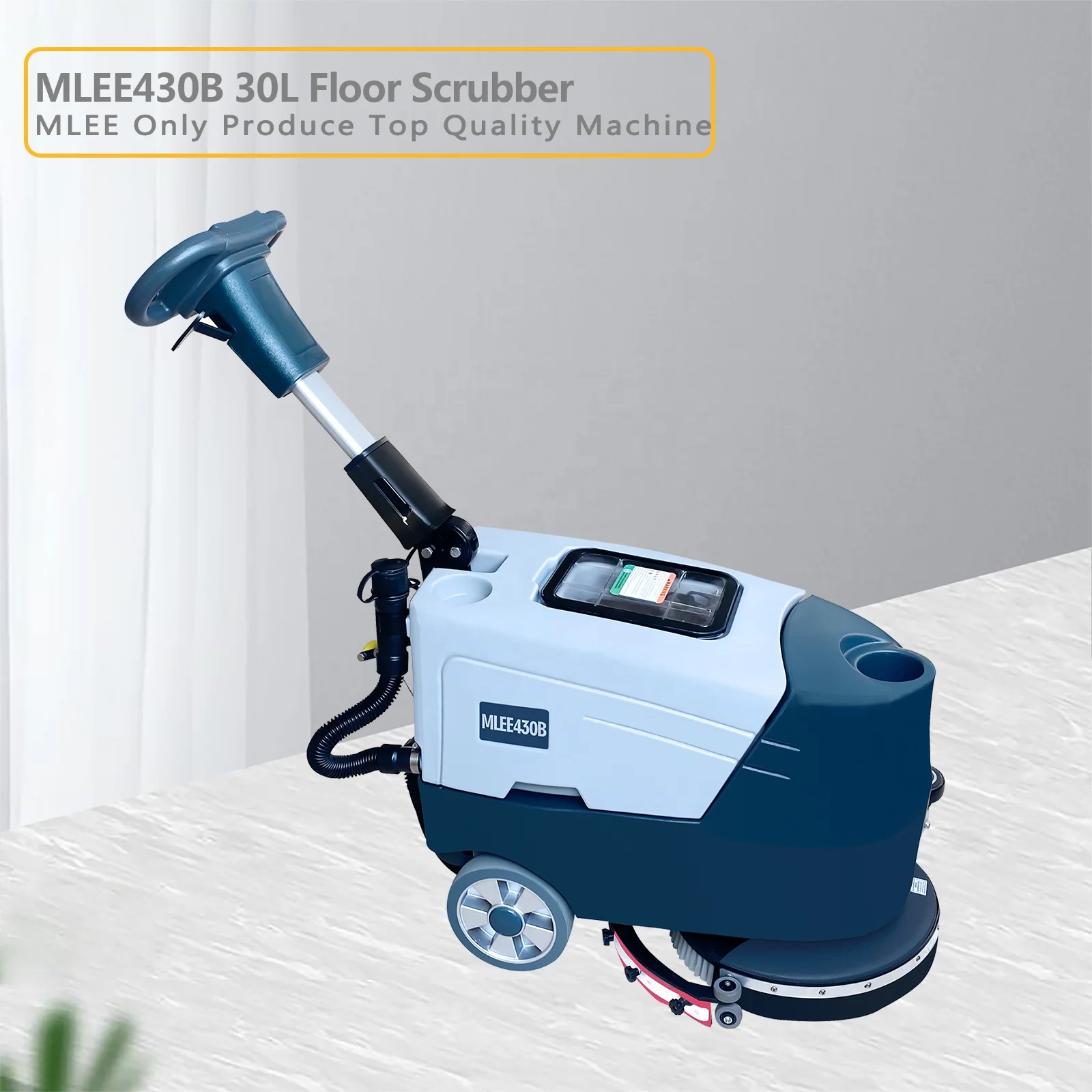 MLEE430B MINI Portable Recharged Floor Sweeper Machine Office Building Auto Floor Scrubber Dryer