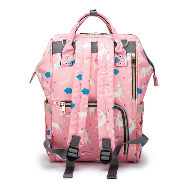 Carton pattern Multifunctional Custom Diaper Bag Mummy fashion baby diaper bag Customized Waterproof Maternity Mummy Nappy Bags