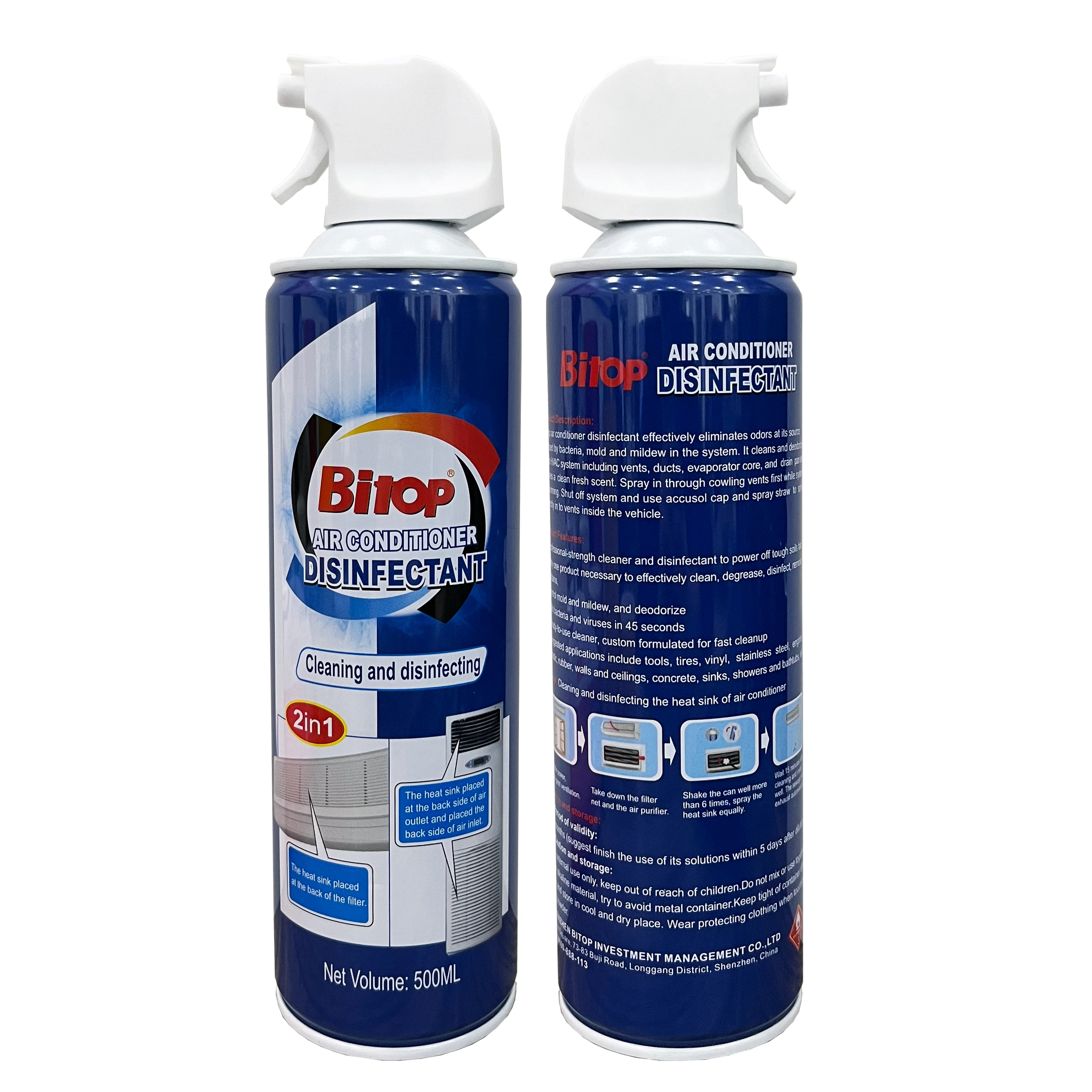 Air Conditioner Cleaner Automotive Ac Cleaner Spray