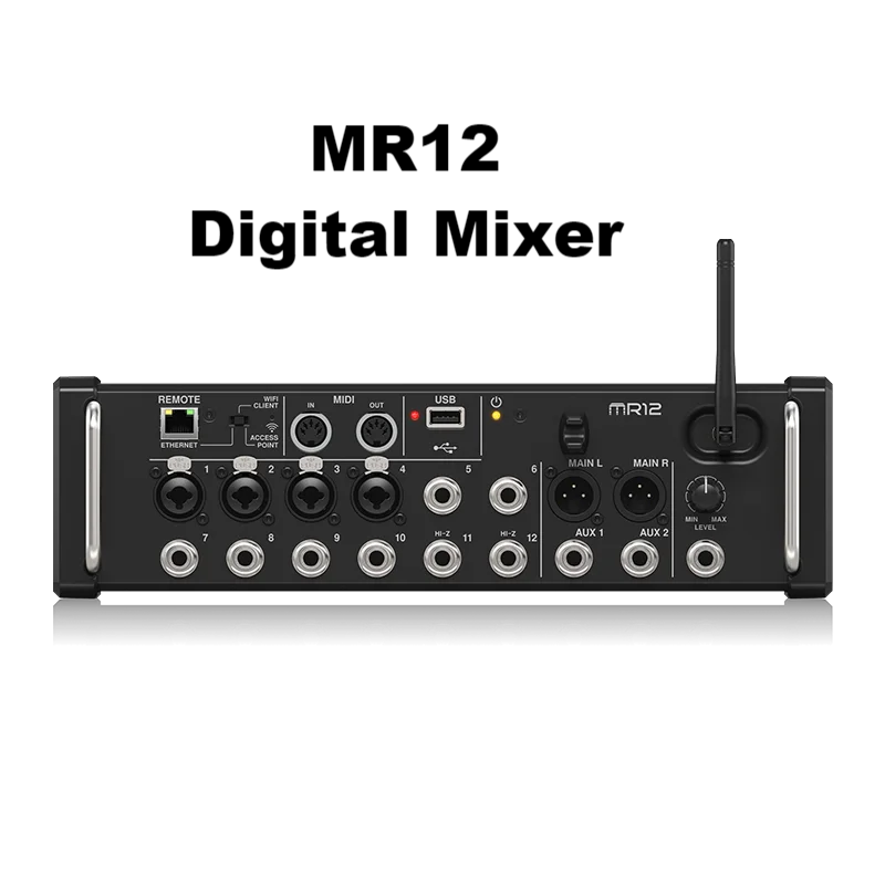 New Design MR12 Recording Simplified Oem Digital Dj Control Audio Console Mixer