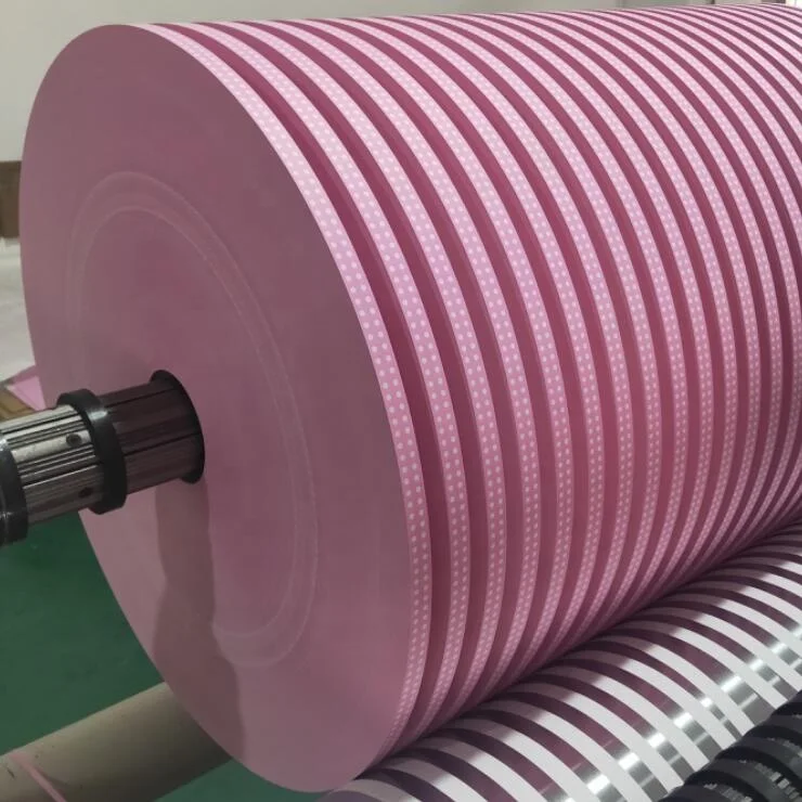 
Slitted Kraft Paper Roll, 24/28g Drinking Straw Wrapping Paper 