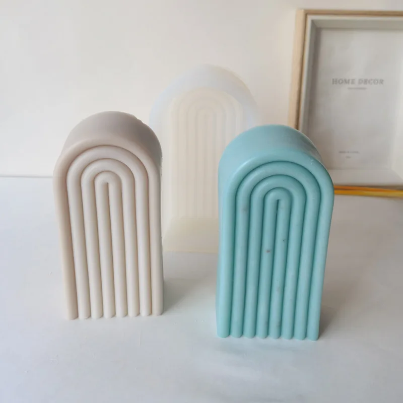 Wholesale Custom Halloween Large 3d Christmas Silicone Rubber Candle Holder Mold for Candle Shape Making Moulds