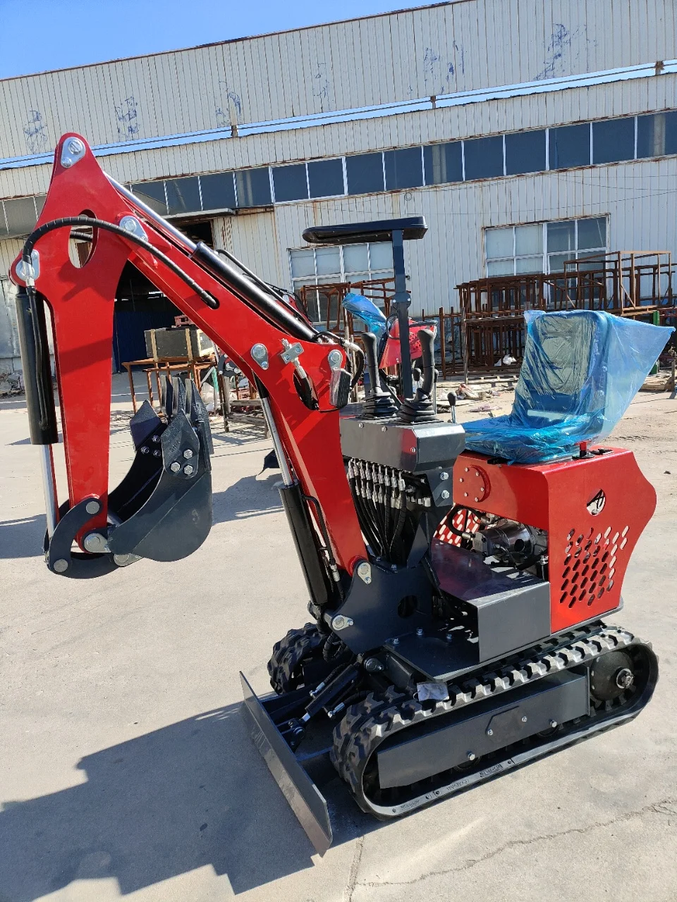 hydraulic crawler excavator 0.8 ton 1 ton 1.5 ton 1.8 ton 2 ton mini excavator diesel with EPA euro 5 engine