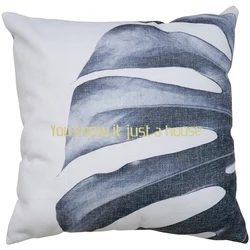 Simple pillow light luxury living room sofa high-end leather pillowcase custom Nordic modern cushion
