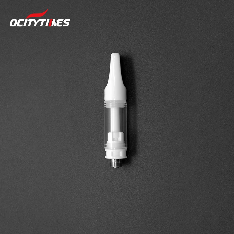 Ocitytimes empty lead free full ceramic cbd cartridge with custom logo/ packaging /color