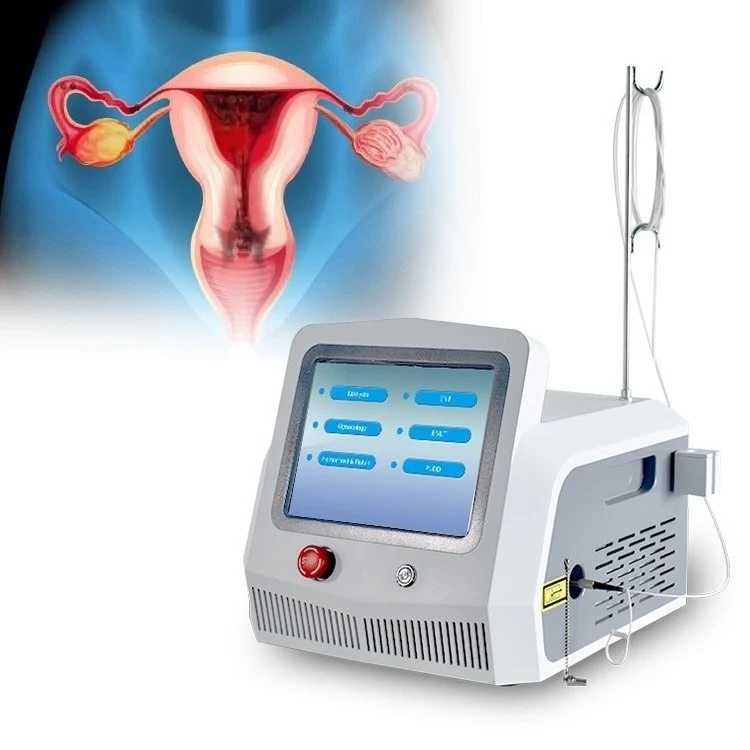 2024 Vaginal tightening machine gynecological physiotherapy Laser vagina rejuvenation 980nm 1470nm diode laser vaginal pain
