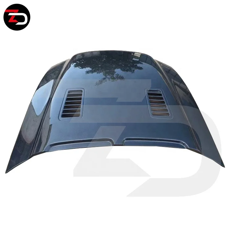 2008-2014 Carbon Fiber Engine Hood With Air Intake For Mustang GT500 Bonnet