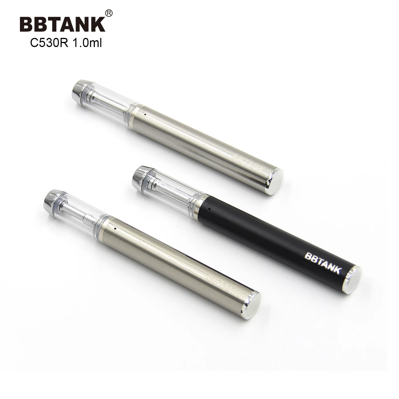 BBTANK FCC Full Ceramic 510 Thread CBD Thick Oil Cartridge 1 ml 0.5 ml Vape Pen Cartridge With Packaging Box