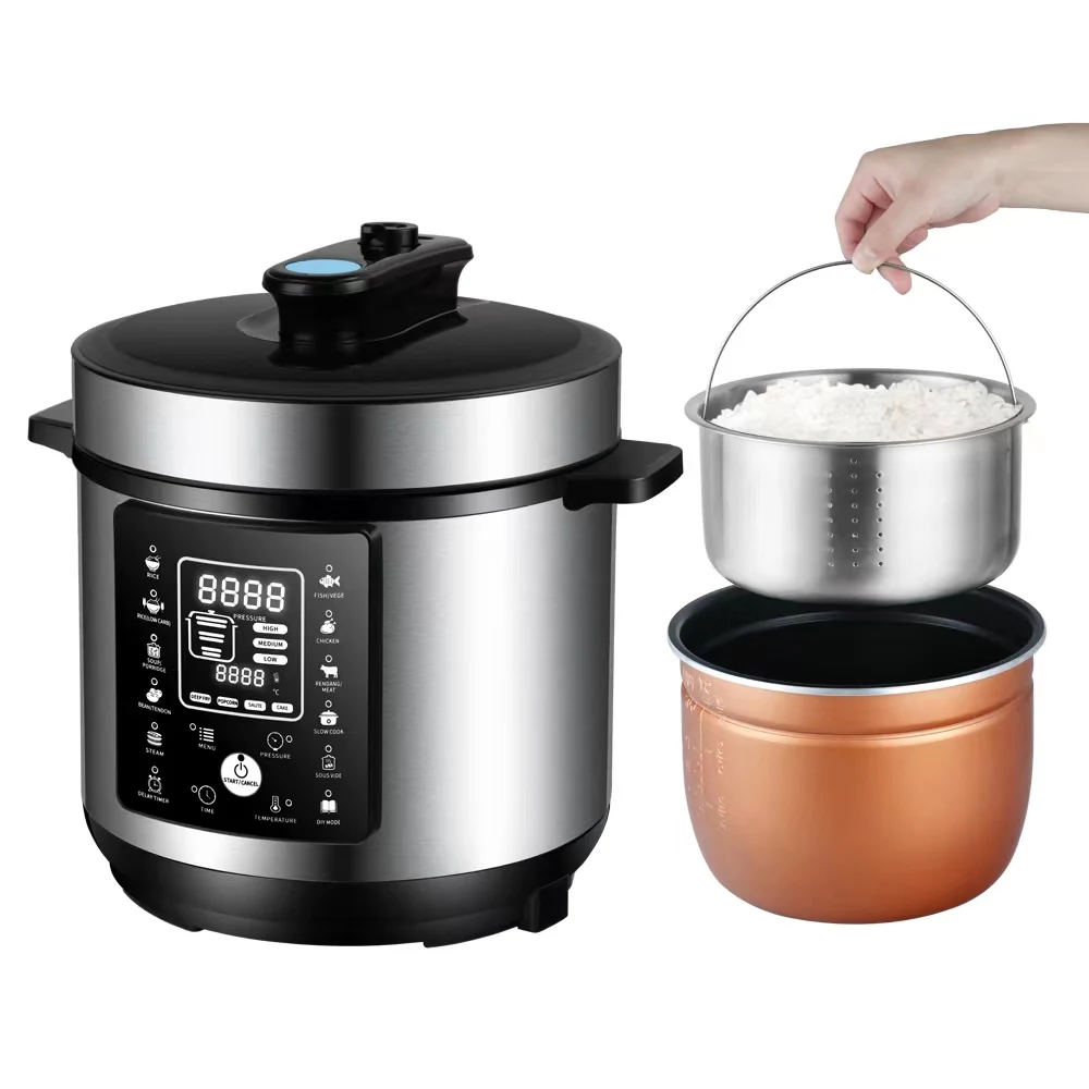 Electric Pressure Cooker Multi-Functional Programmable low sugar Rice Cooker Sous Vide Multicooker Pressure Cooker