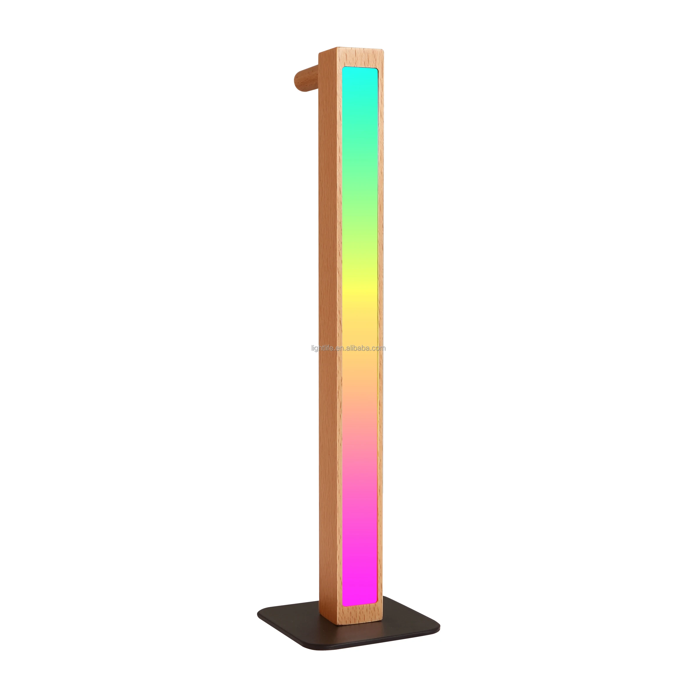 RGB Звуковое управление атмосферное освещение деревянный умный атмосферный свет автомобильный телевизор игровая комната перезаряжаемый звукосниматель ритм-сигнал
