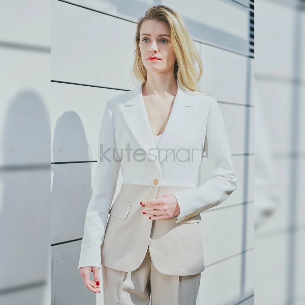 
Kutesmart & RED COLLAR Hot Sale New Type Office Woman Suit Customizable Fabric Elegant Ladies 2 Piece Suit 