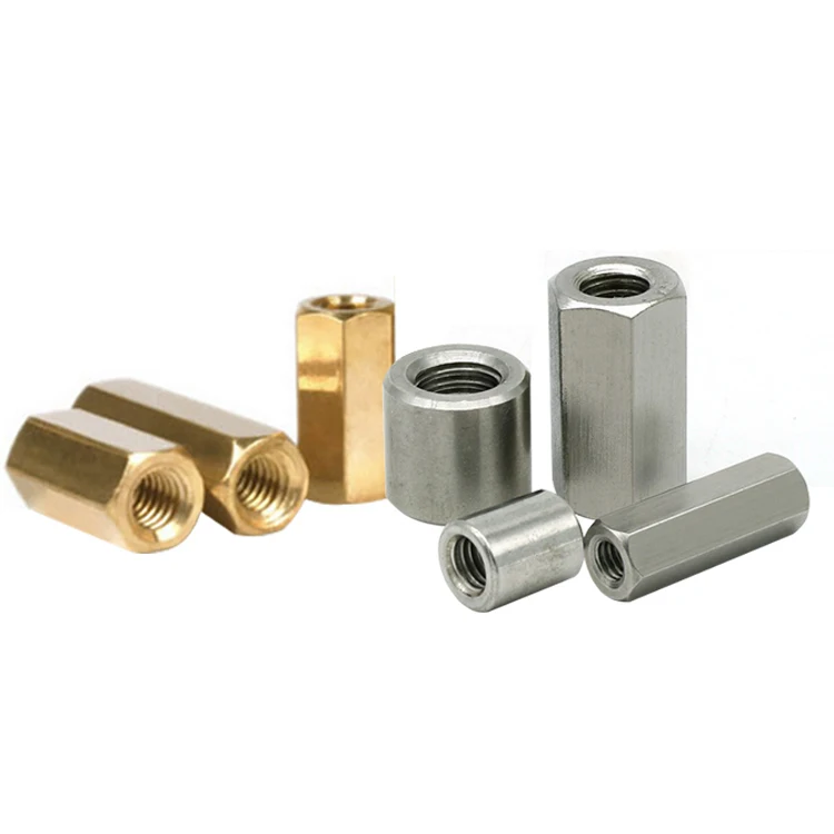 ISO 4034 DIN6334 M16 нержавеющая сталь/углеродистая сталь длинная Шестигранная муфта M2