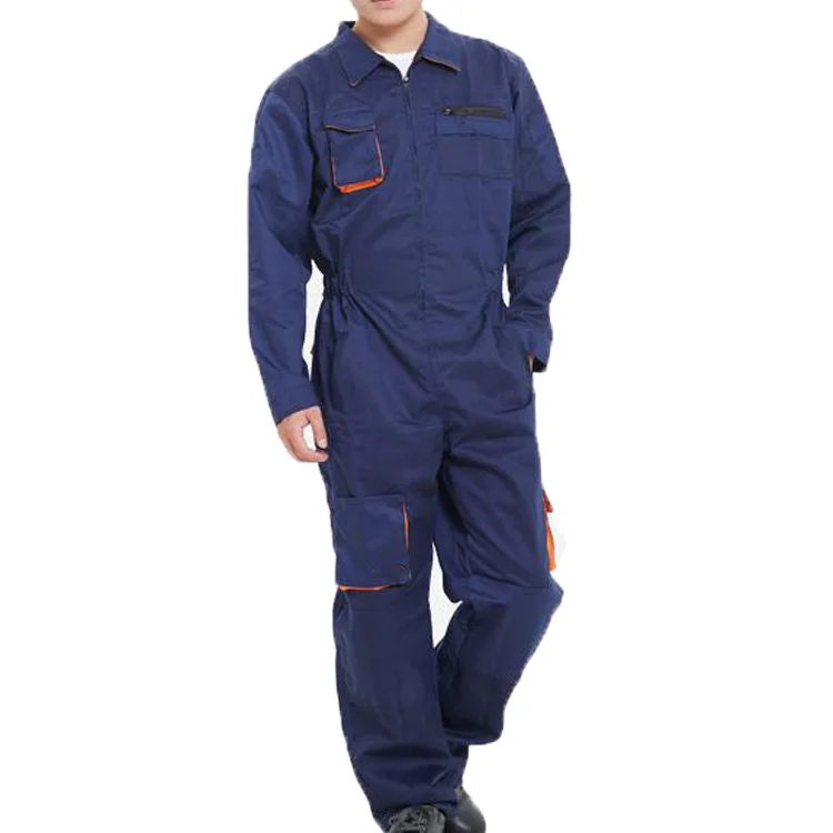 Navy Blue Industrial Working Clothes Coverall Construction Mining Car Wash Workwear Coverall