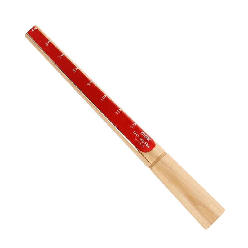 Wood Wax Calving Ring Mandrel Tube Ream Hole Filer Carving Size Measuring Making Stick
